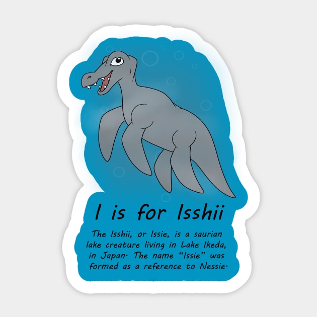 Isshii Sticker by possumtees